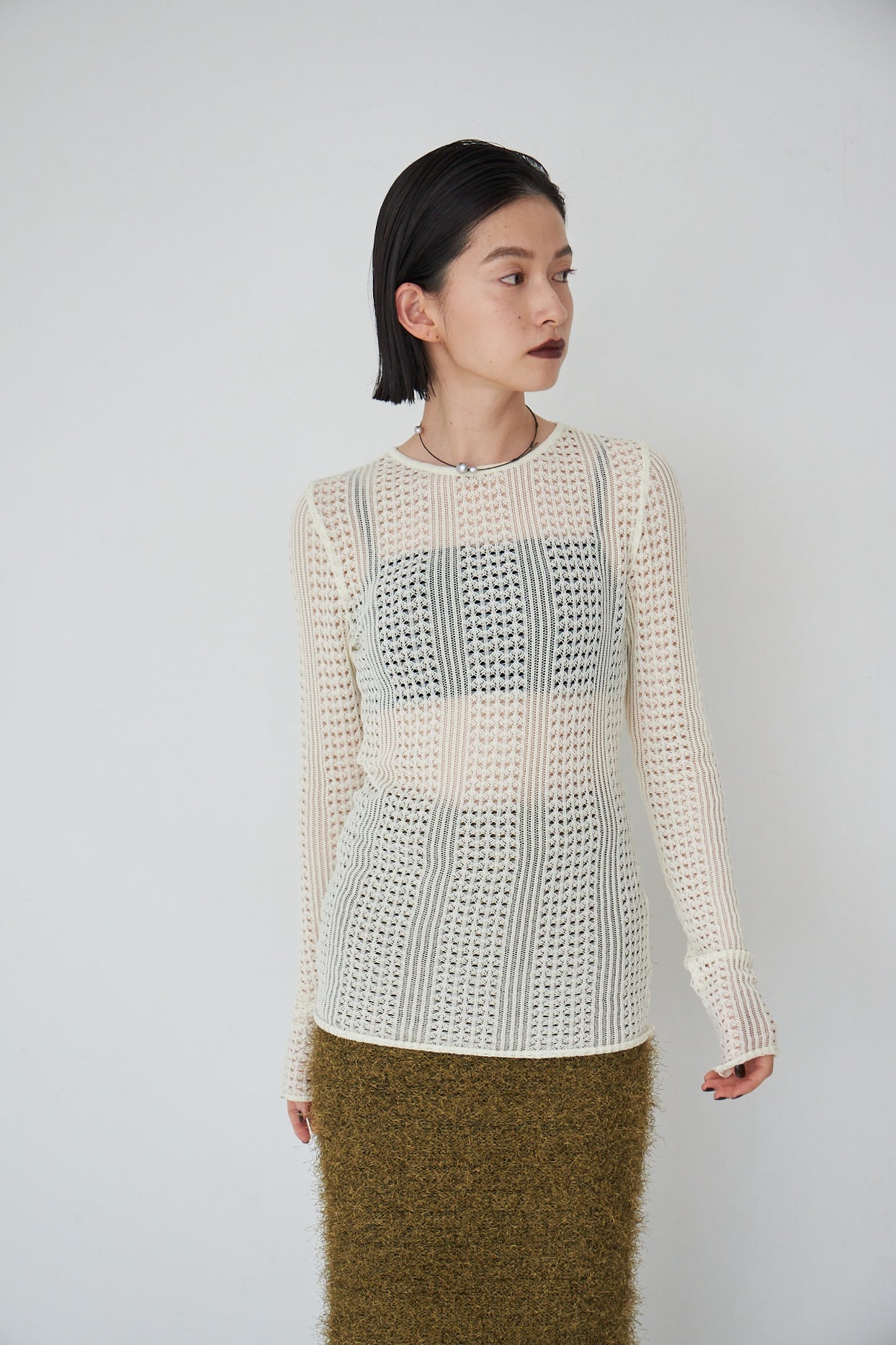 Mediam Lace Pullover - ニット/セーター