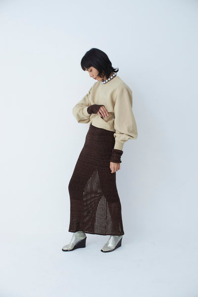 画像をギャラリービューアに読み込む, Curve Sleeve Sweat Pullover
