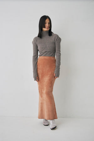 Mole Knit Maxi Skirt