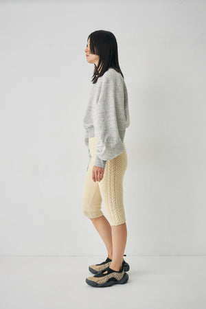 Curve Sleeve Sweat Pullover