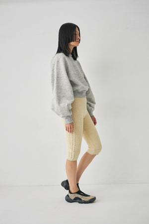 Curve Sleeve Sweat Pullover