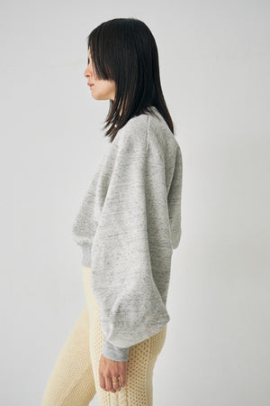 Curve Sleeve Sweat Pullover