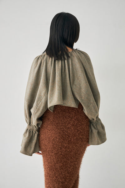 画像をギャラリービューアに読み込む, Tweed Bell Sleeve Tops
