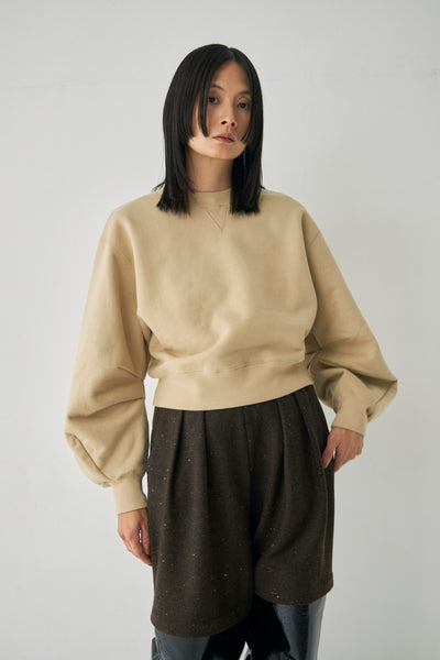 画像をギャラリービューアに読み込む, Curve Sleeve Sweat Pullover
