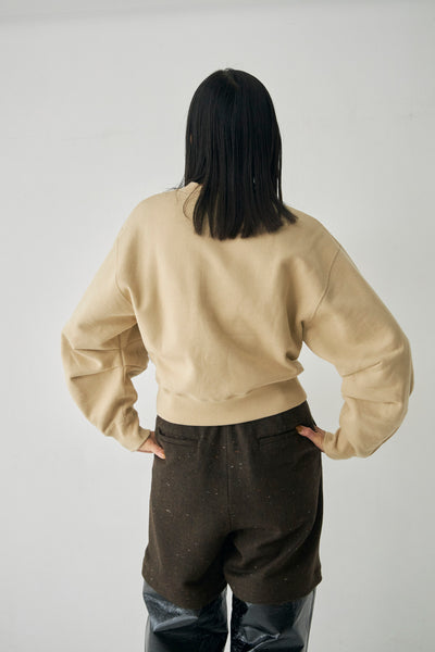 画像をギャラリービューアに読み込む, Curve Sleeve Sweat Pullover
