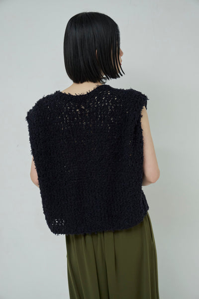 Load image into Gallery viewer, Frayed Yarn Square Pullover

